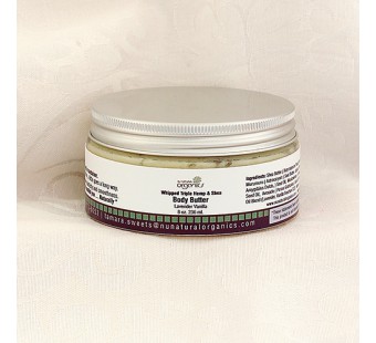 Whipped Triple Hemp and Shea Body Butter - Lavender Vanilla