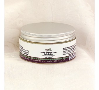 Whipped Triple Hemp and Shea Body Butter - Lemongrass Eucalyptus