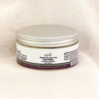 Whipped Triple Hemp and Shea Body Butter - Lemongrass Eucalyptus